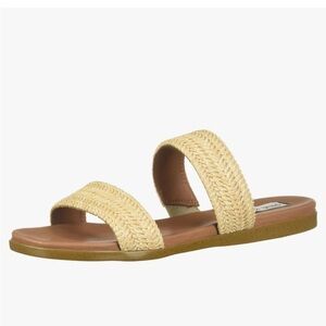 Steve Madden Women's Dual Strap Flat Sandal size 9